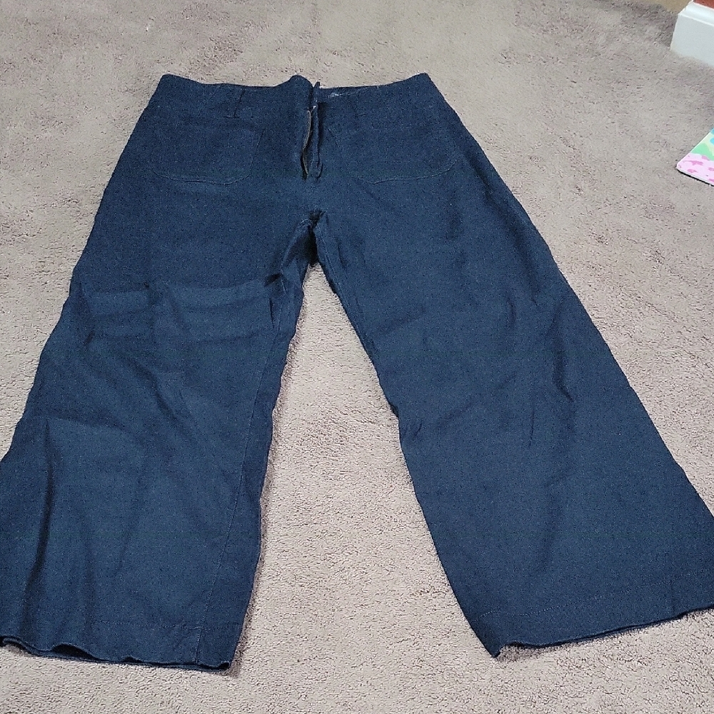 Anthropologie Men's Wide-Leg Sweatpants in Navy